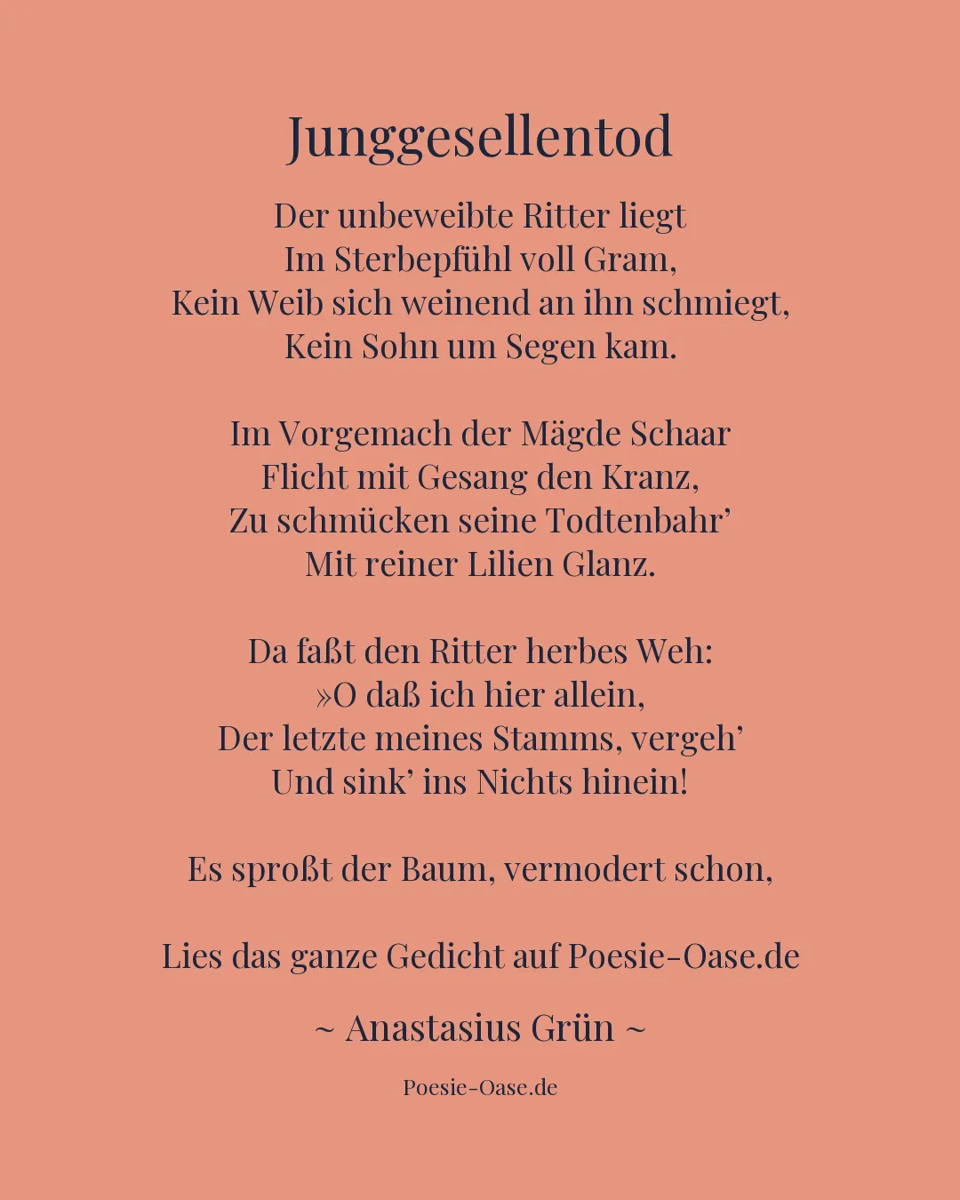 Illustration zu Junggesellentod
