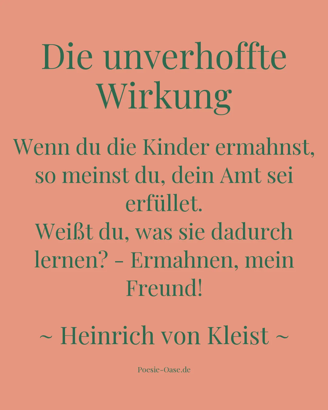 Illustration zu Die unverhoffte Wirkung