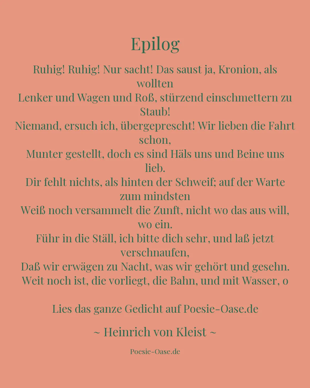 Illustration zu Epilog