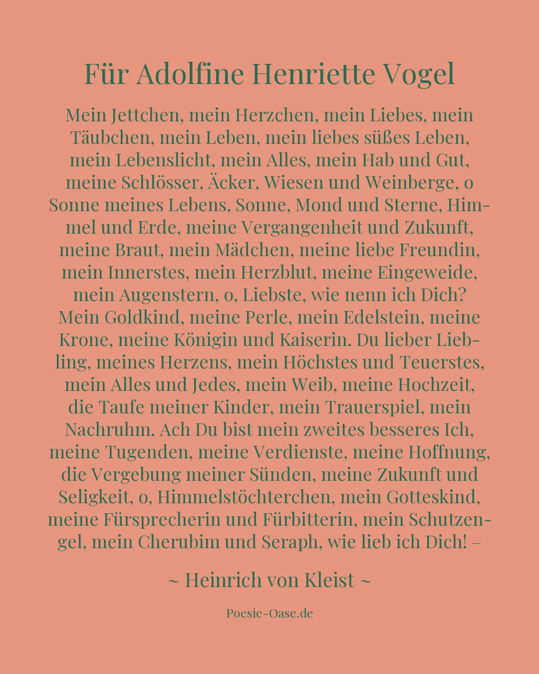 Illustration zu Für Adolfine Henriette Vogel