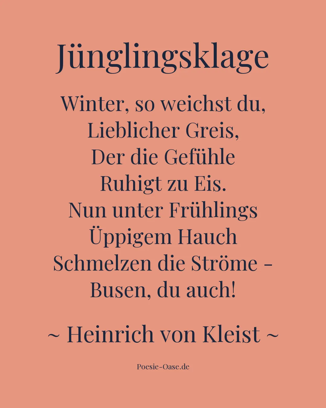 Illustration zu Jünglingsklage