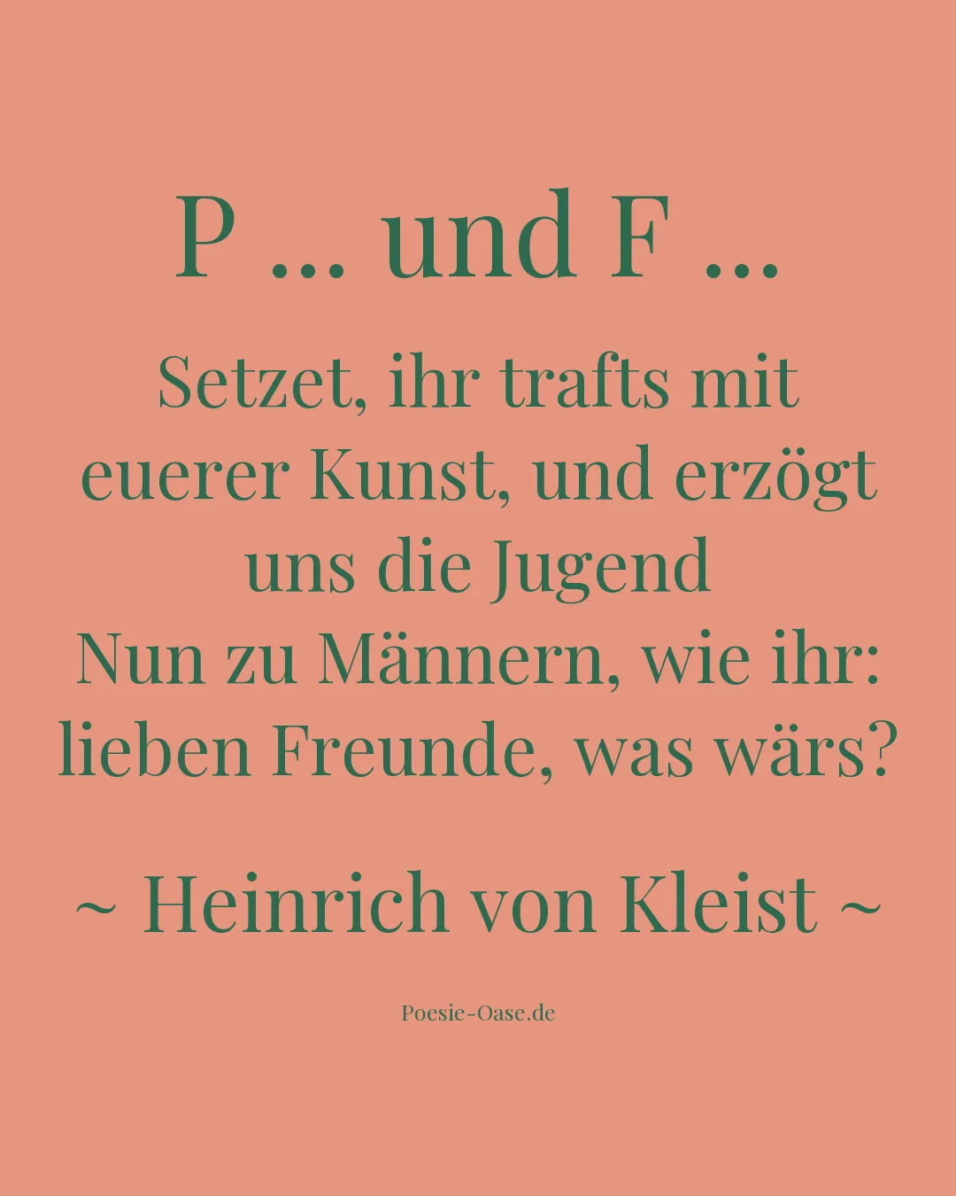 Illustration zu P ... und F ...