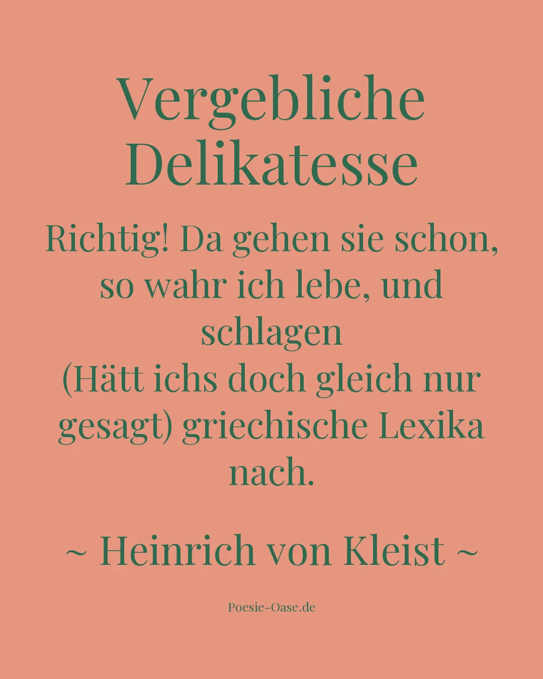 Illustration zu Vergebliche Delikatesse