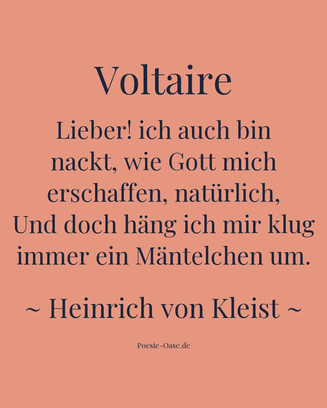 Illustration zu Voltaire