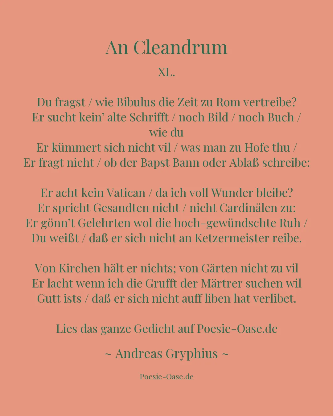 Illustration zu An Cleandrum