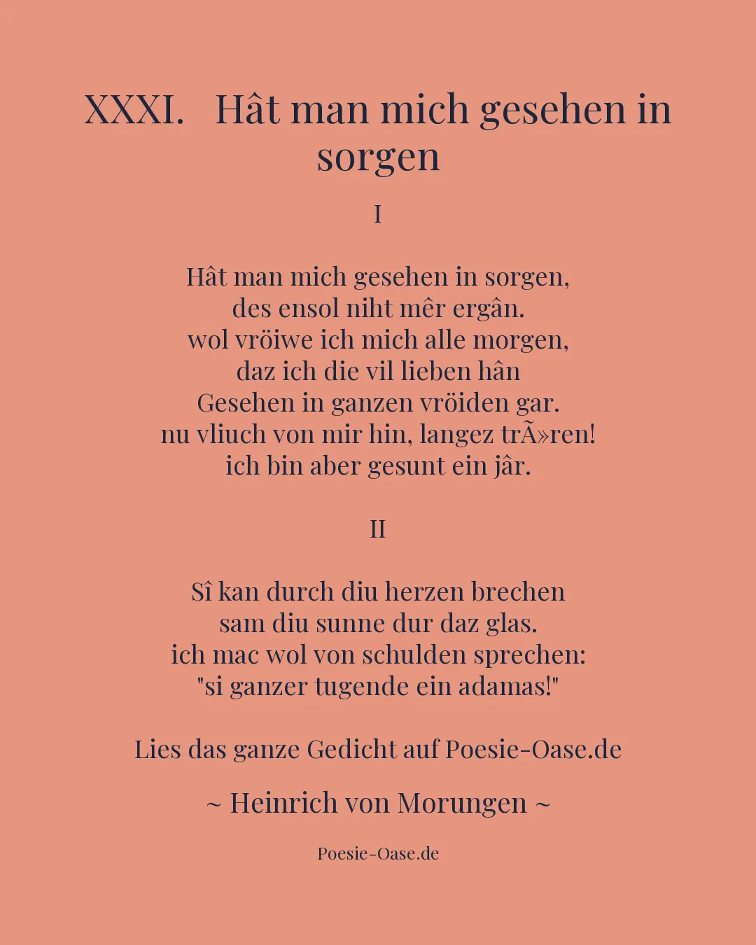 Illustration zu XXXI. Hât man mich gesehen in sorgen