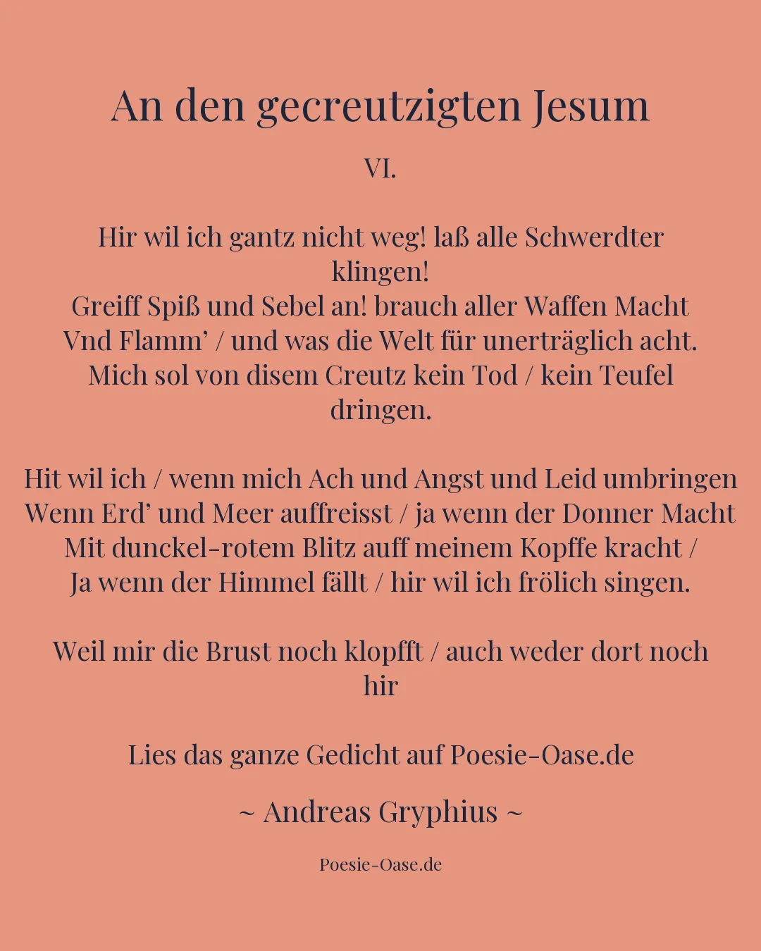Illustration zu An den gecreutzigten Jesum
