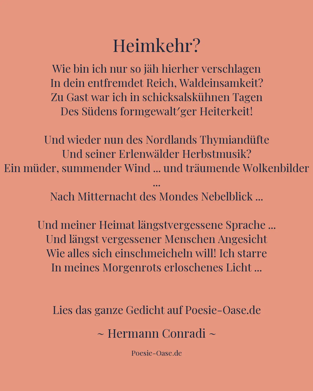 Illustration zu Heimkehr?