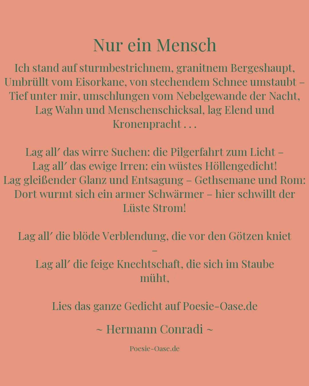 Illustration zu Nur ein Mensch