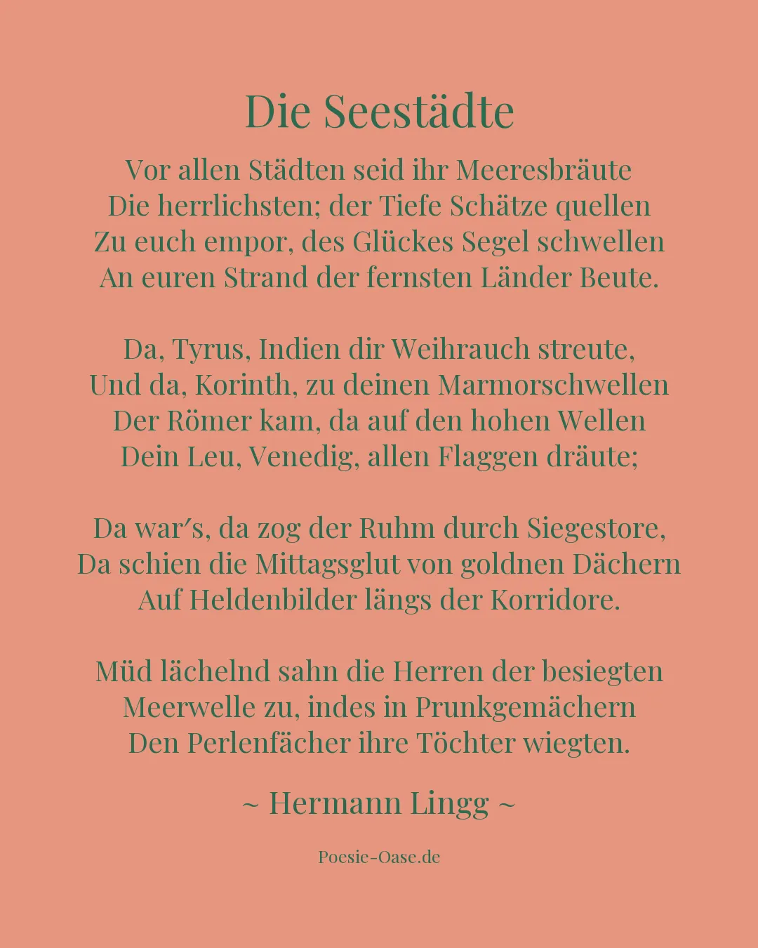 Illustration zu Die Seestädte