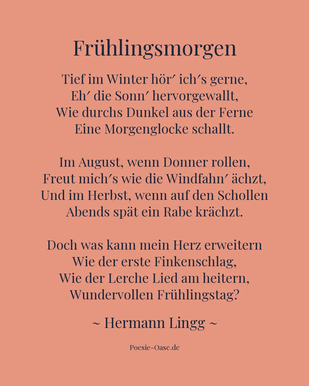 Illustration zu Frühlingsmorgen