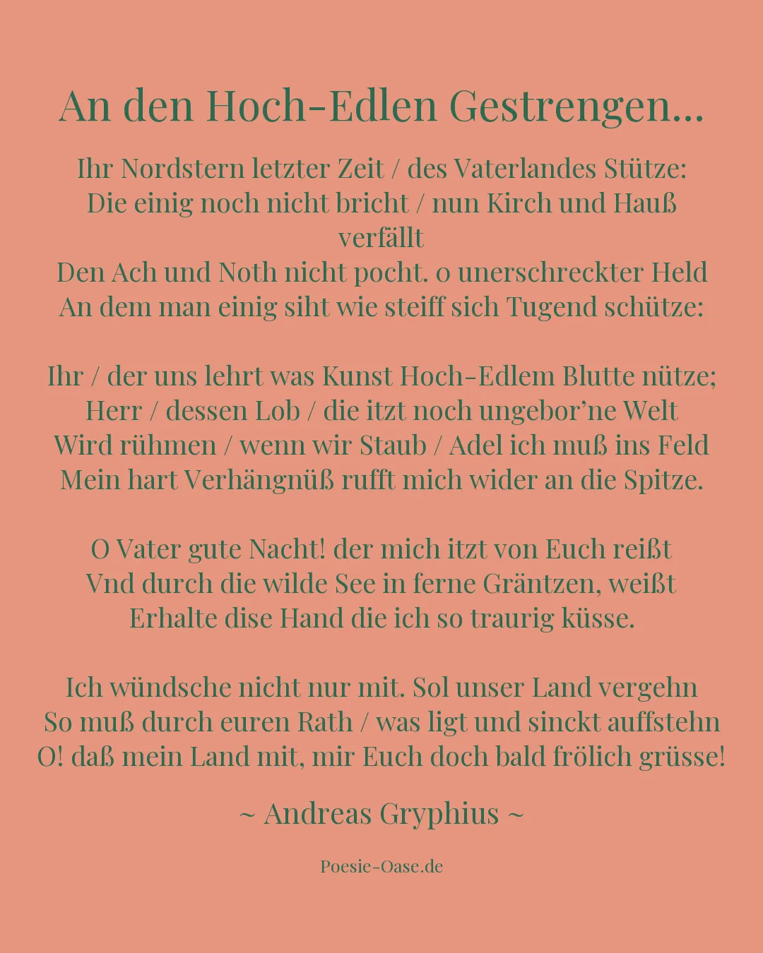 Illustration zu An den Hoch-Edlen Gestrengen...