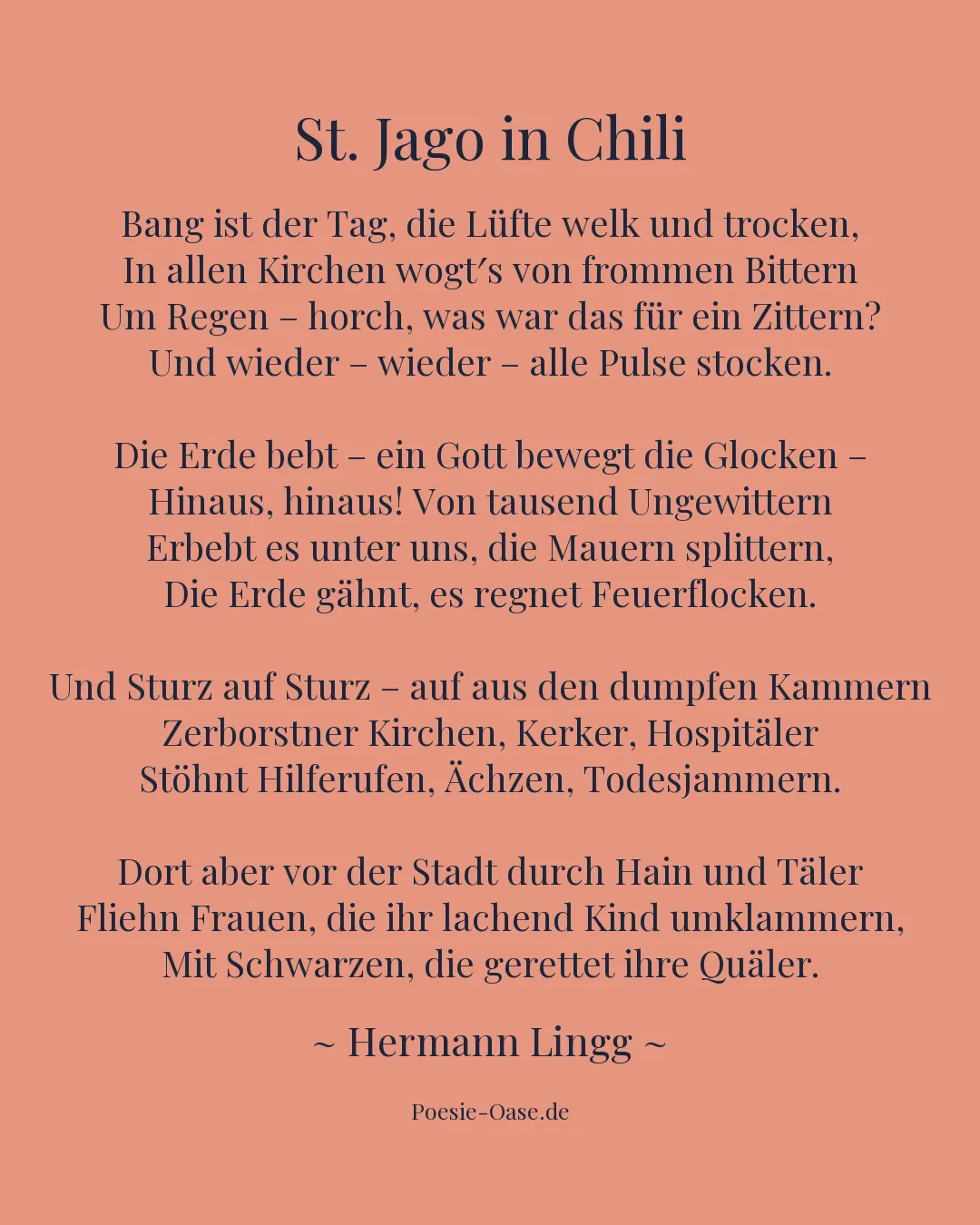 Illustration zu St. Jago in Chili