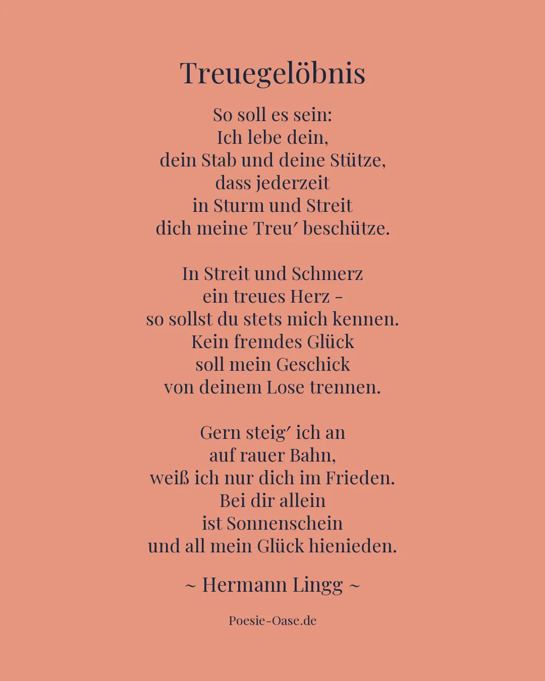 Illustration zu Treuegelöbnis