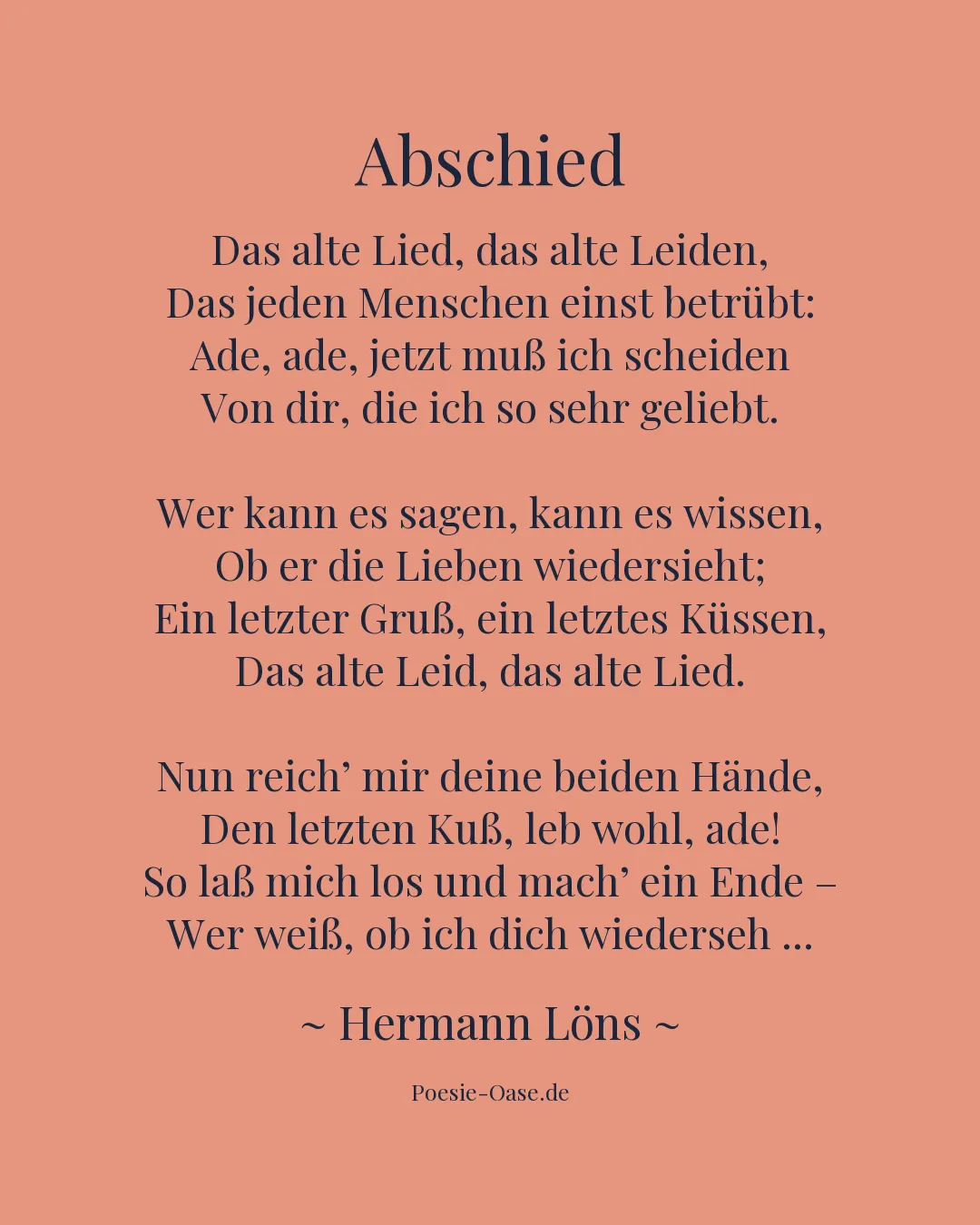 Illustration zu Abschied