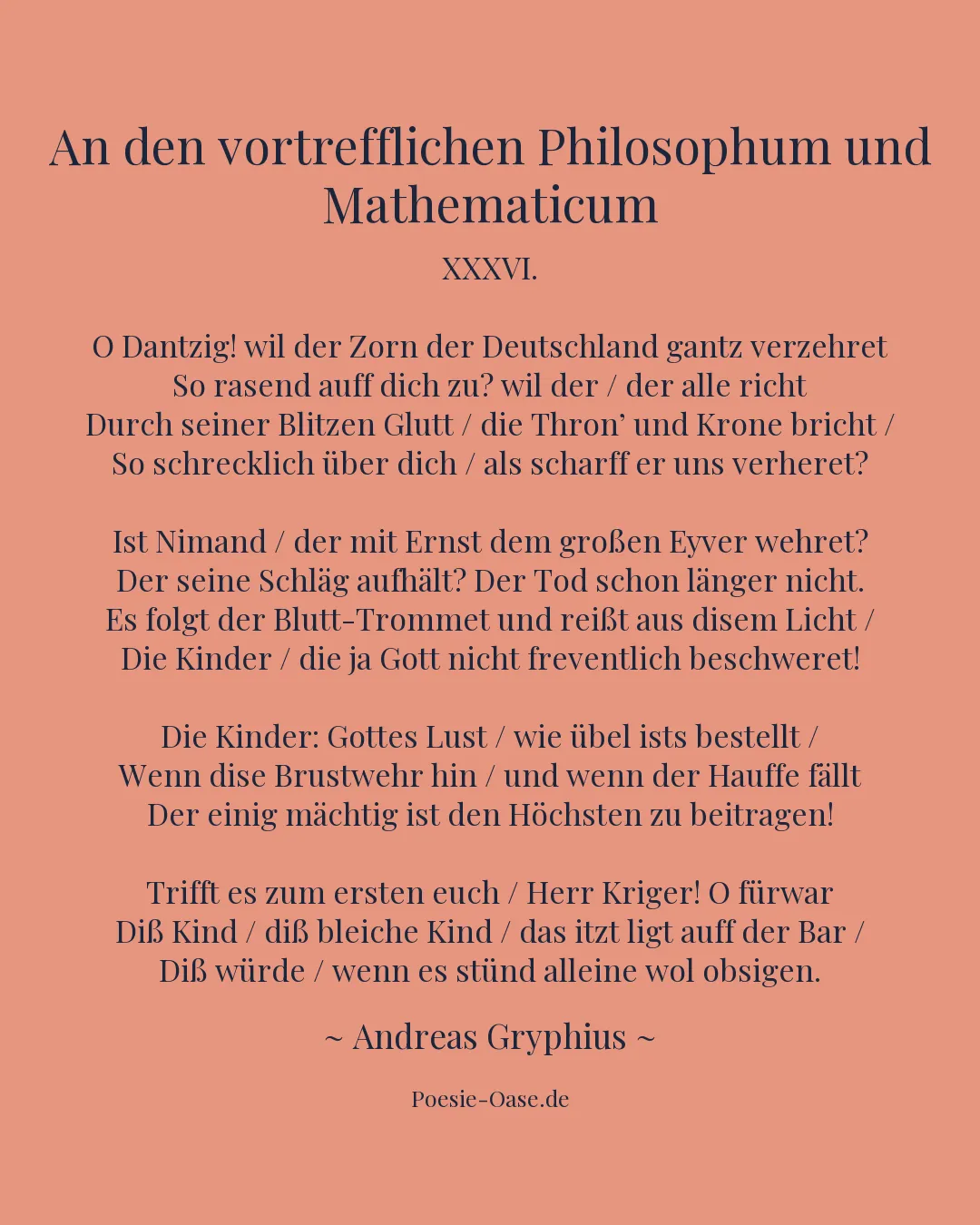 Illustration zu An den vortrefflichen Philosophum und Mathematicum