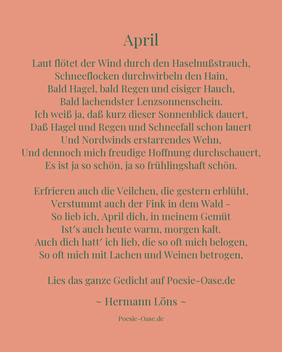 Illustration zu April