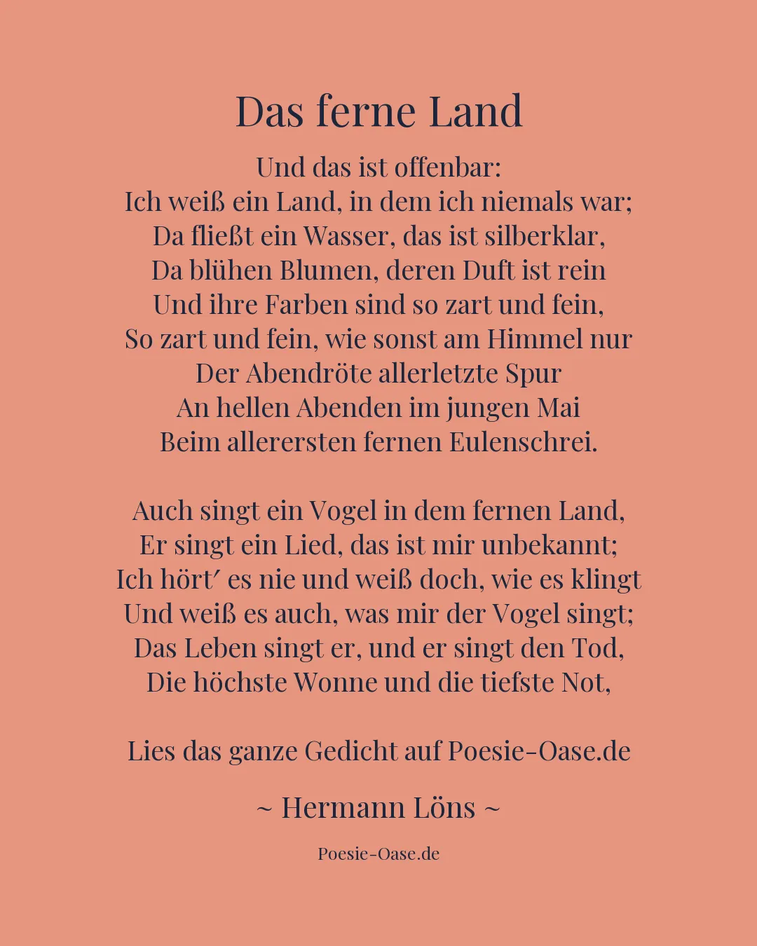 Illustration zu Das ferne Land