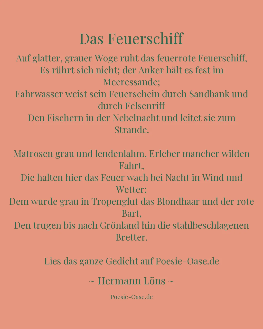 Illustration zu Das Feuerschiff