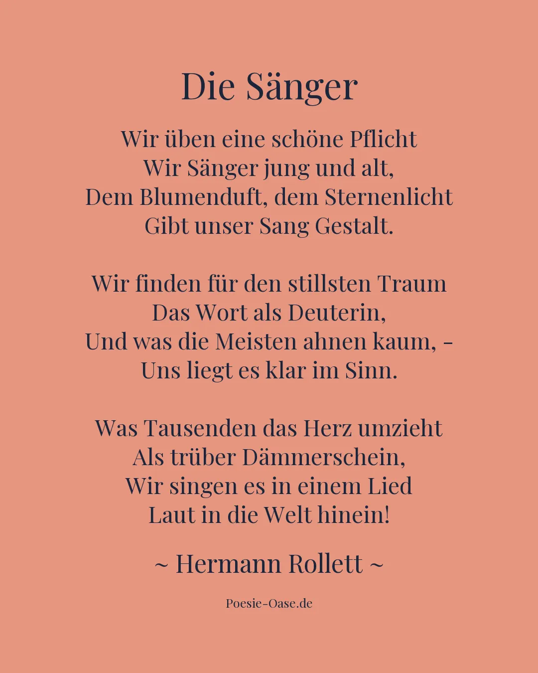 Illustration zu Die Sänger