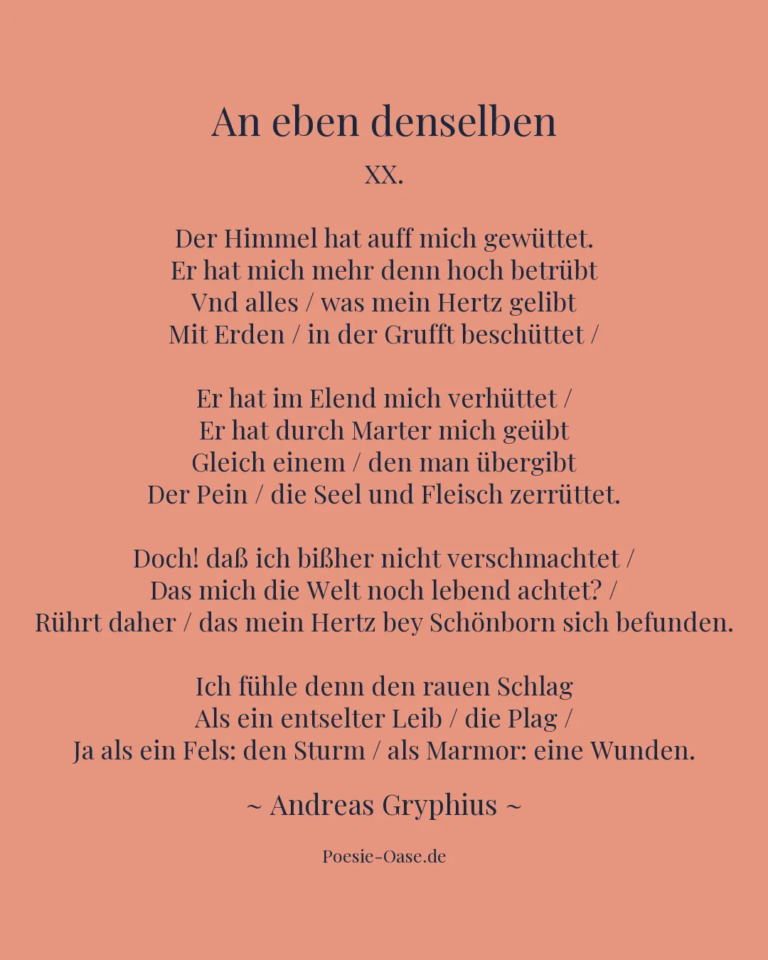Illustration zu An eben denselben
