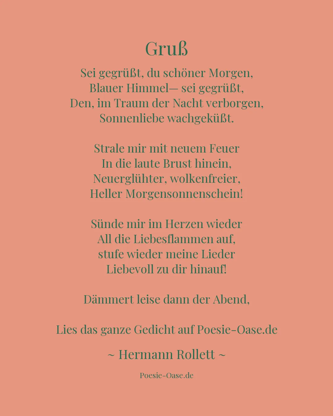 Illustration zu Gruß