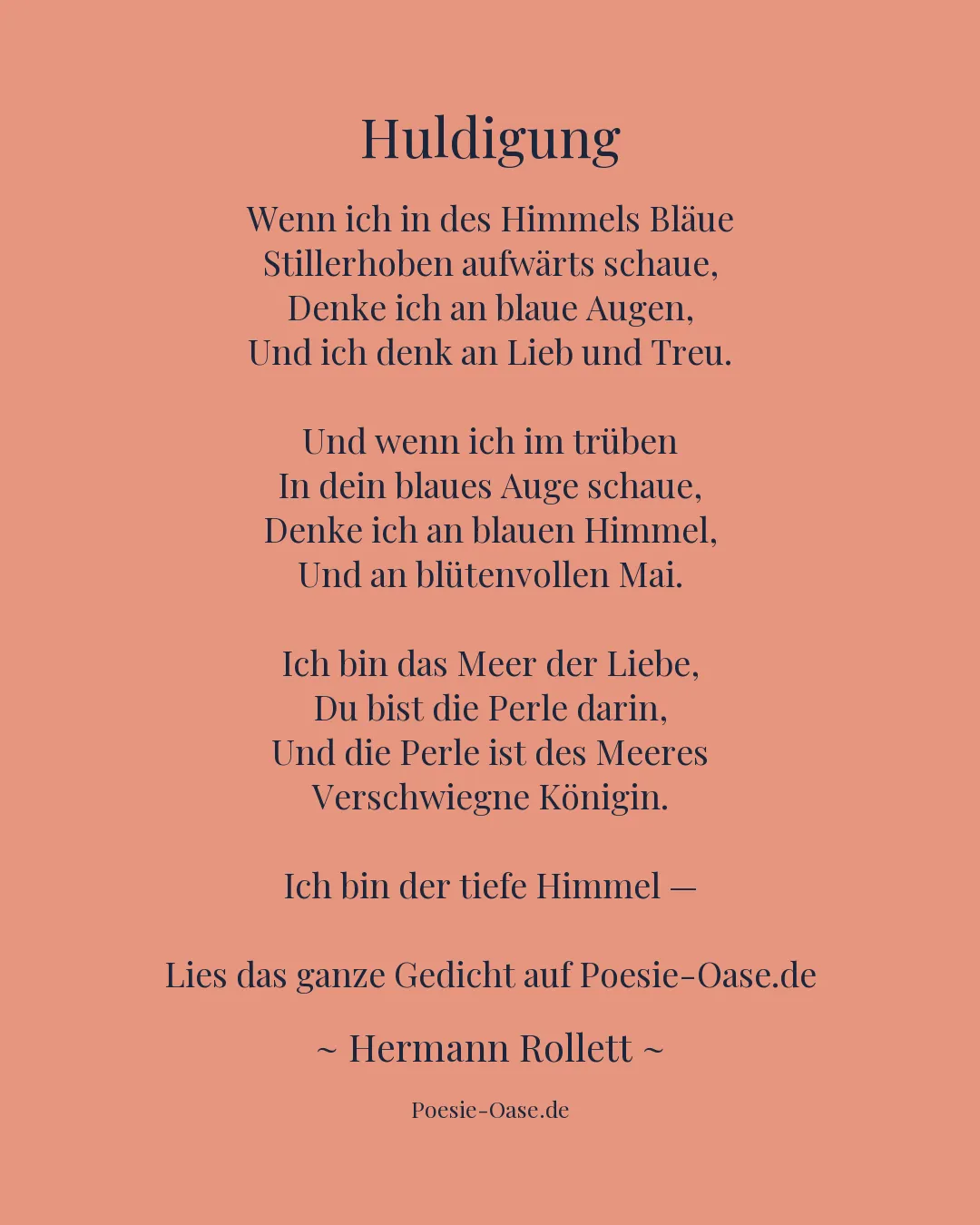 Illustration zu Huldigung