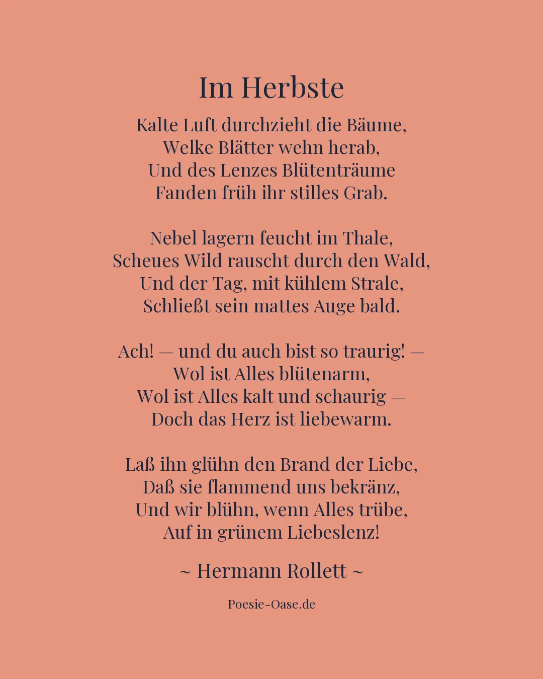 Illustration zu Im Herbste