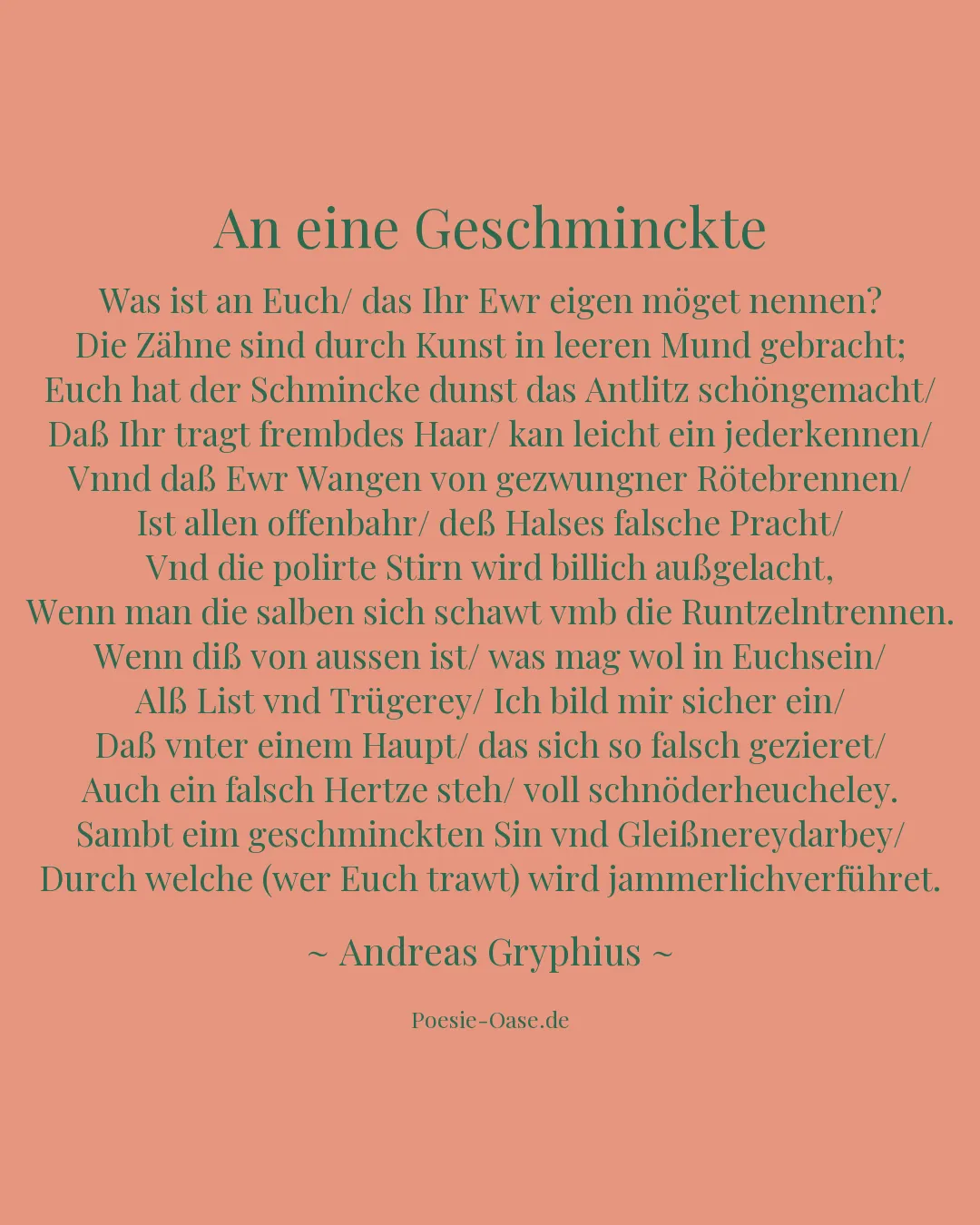 Illustration zu An eine Geschminckte