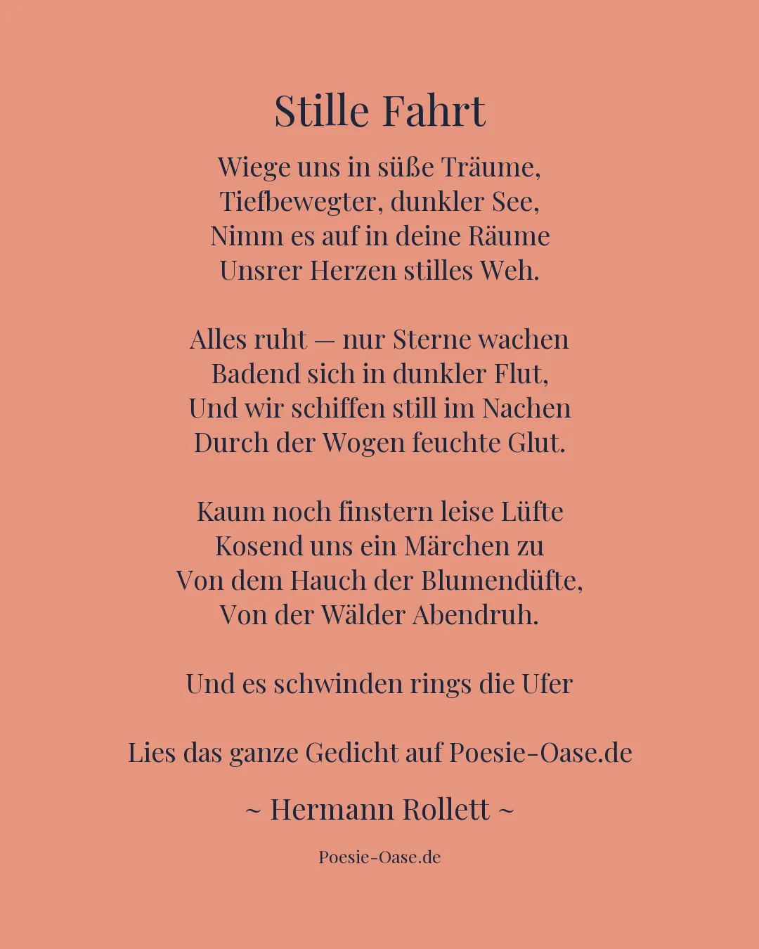 Illustration zu Stille Fahrt