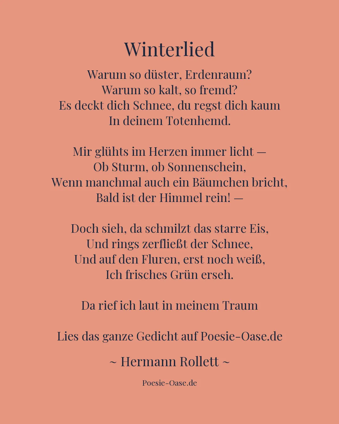 Illustration zu Winterlied