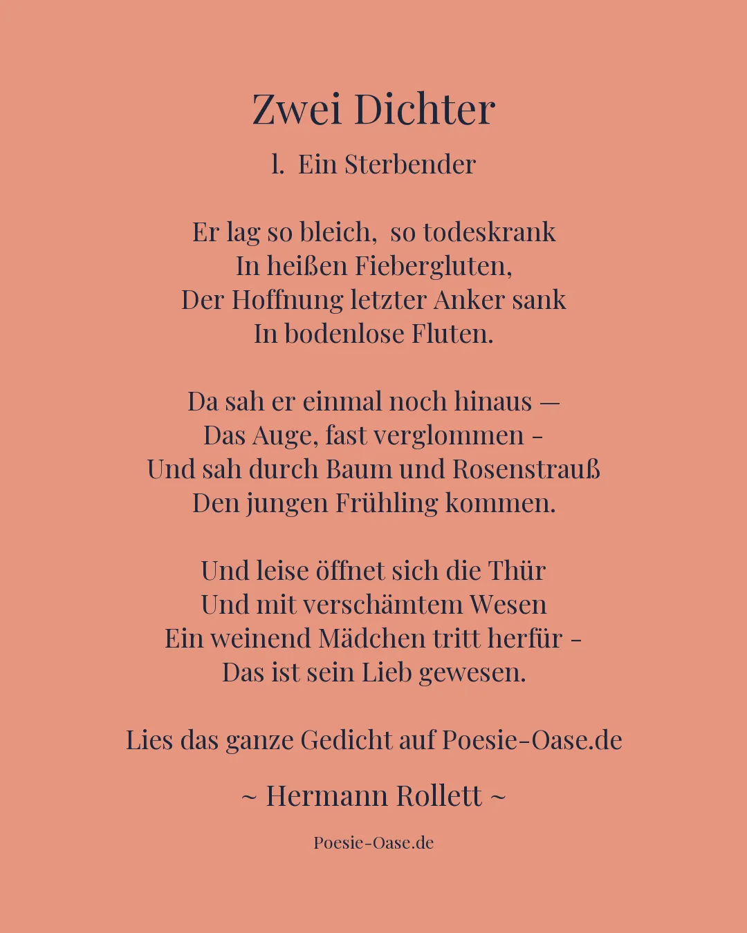 Illustration zu Zwei Dichter