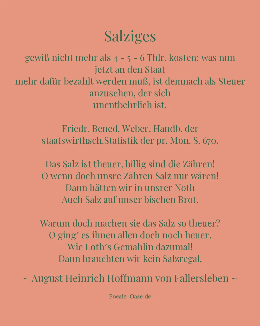 Illustration zu Salziges