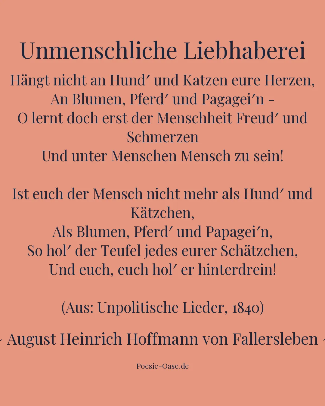 Illustration zu Unmenschliche Liebhaberei