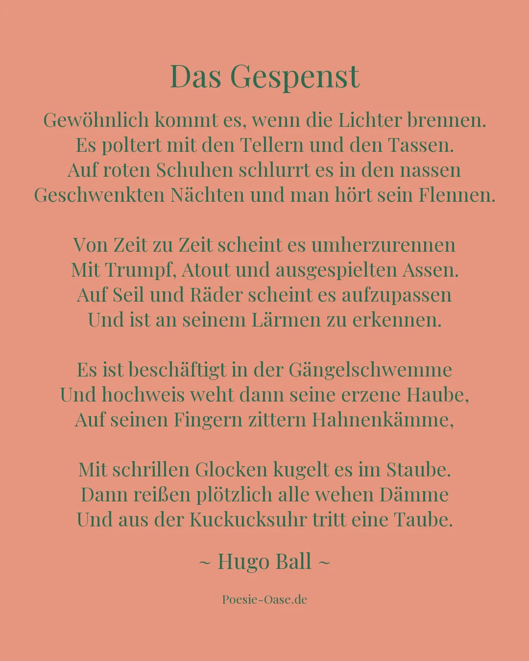 Illustration zu Das Gespenst