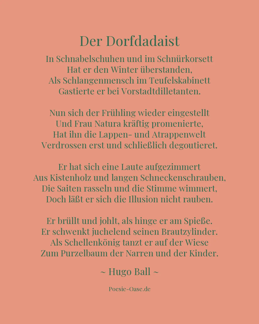 Illustration zu Der Dorfdadaist