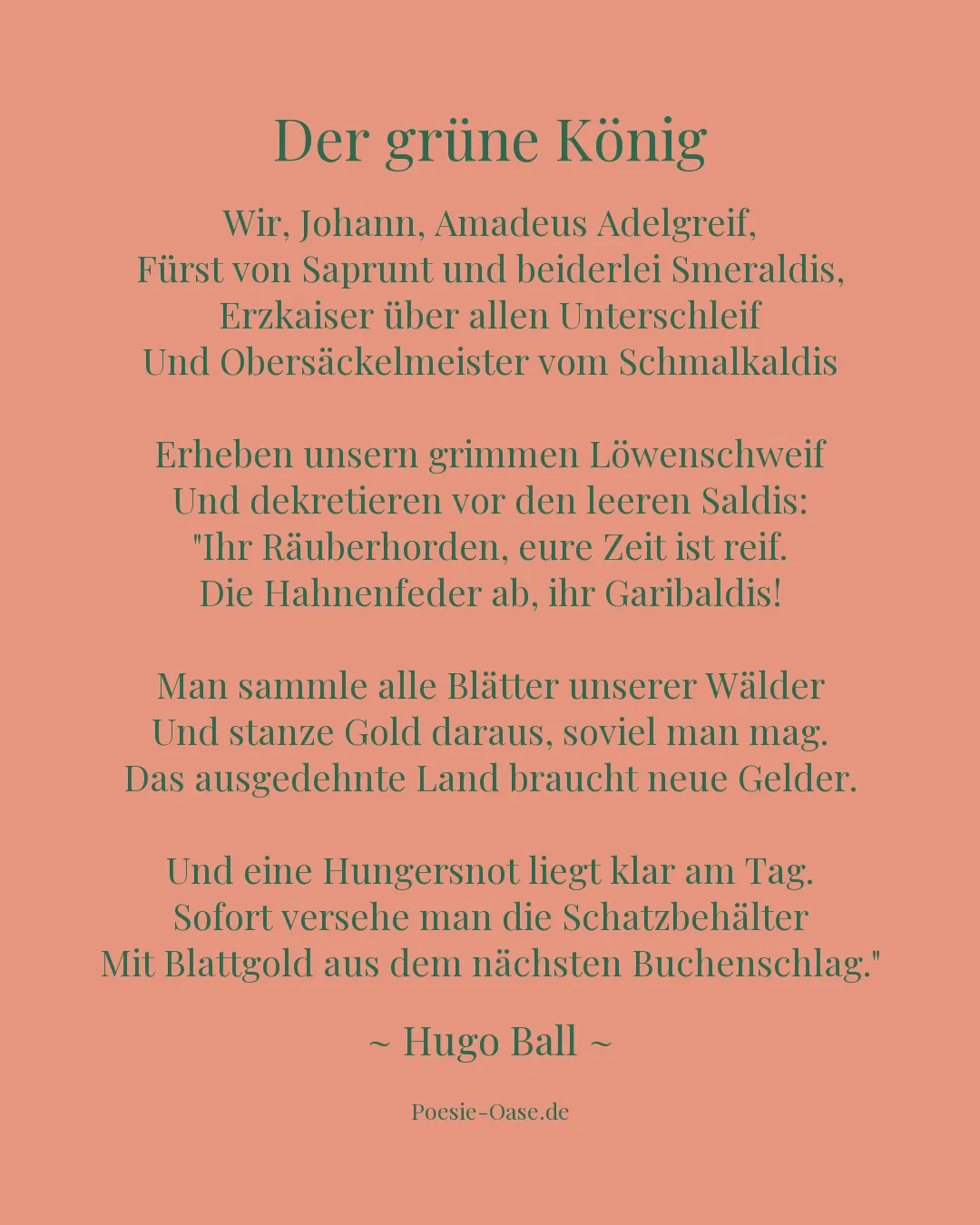 Illustration zu Der grüne König