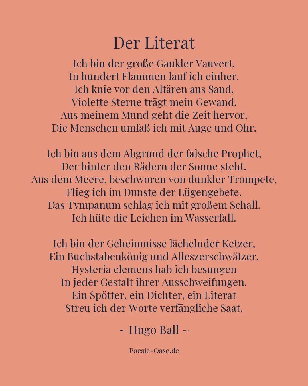 Illustration zu Der Literat