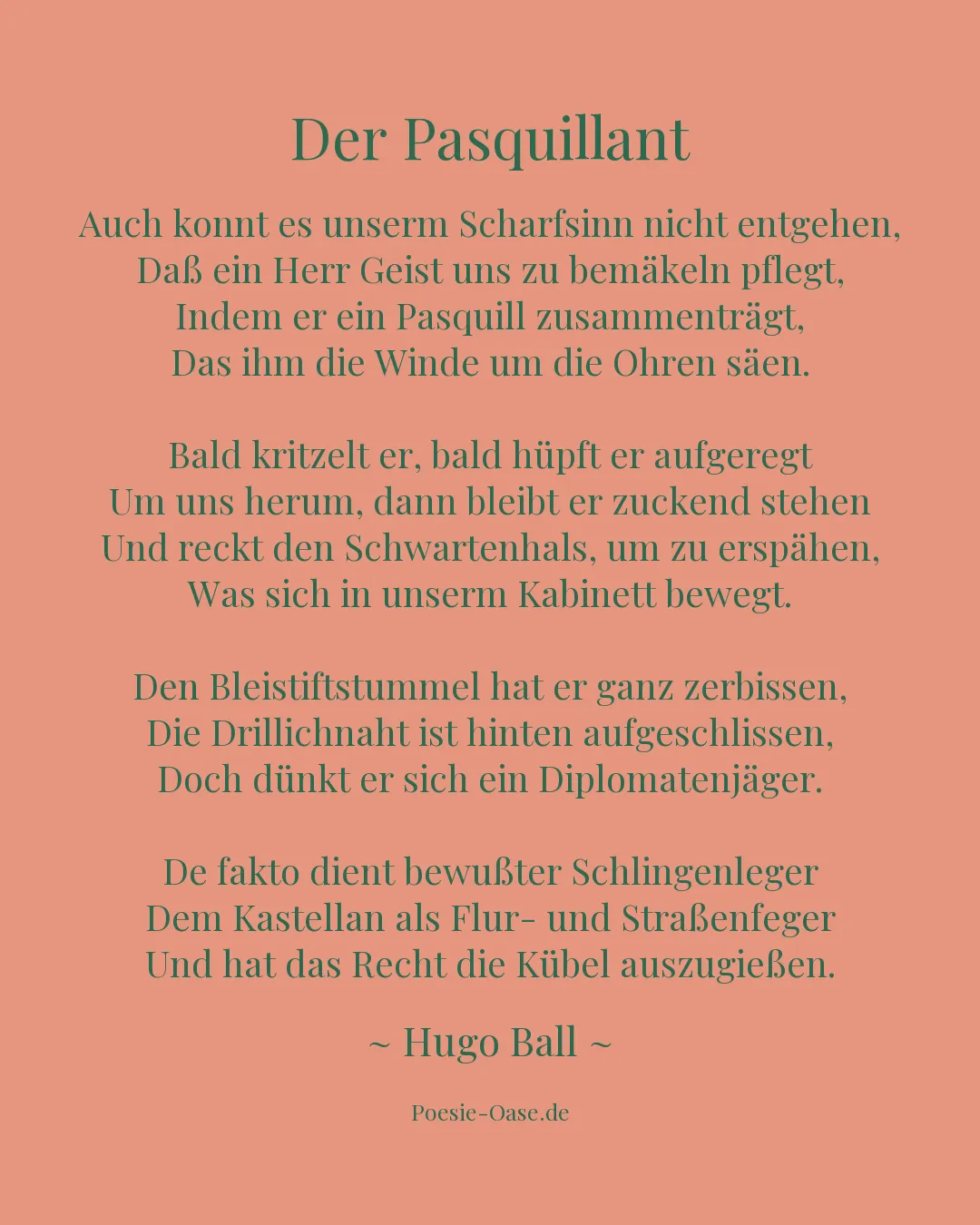 Illustration zu Der Pasquillant