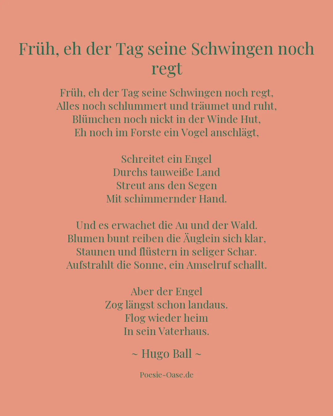 Illustration zu Früh, eh der Tag seine Schwingen noch regt