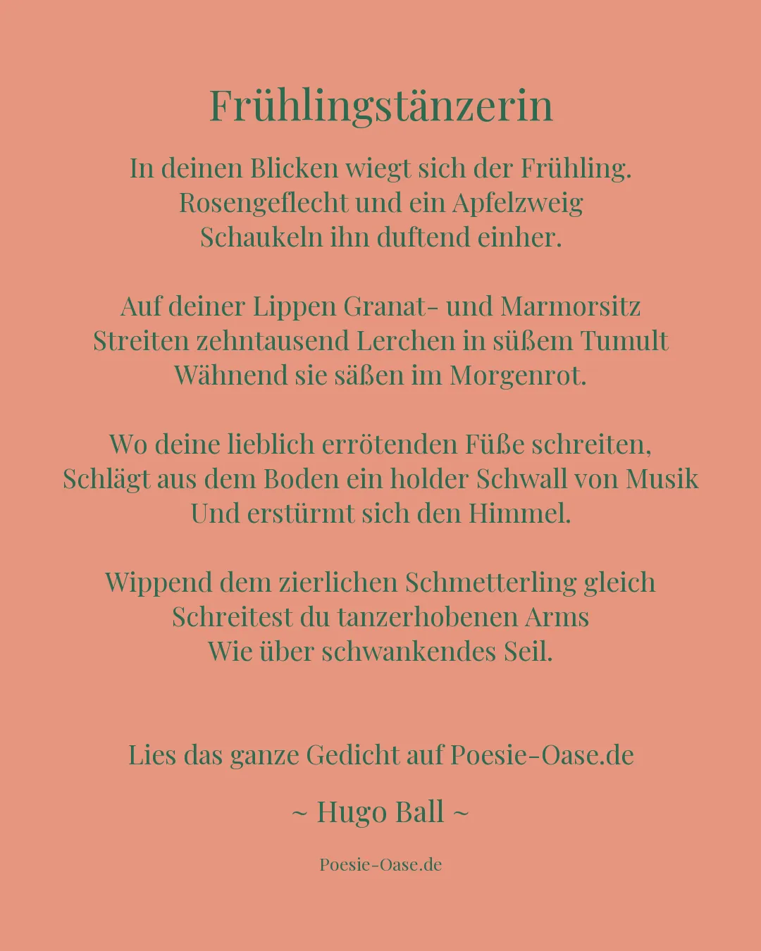 Illustration zu Frühlingstänzerin