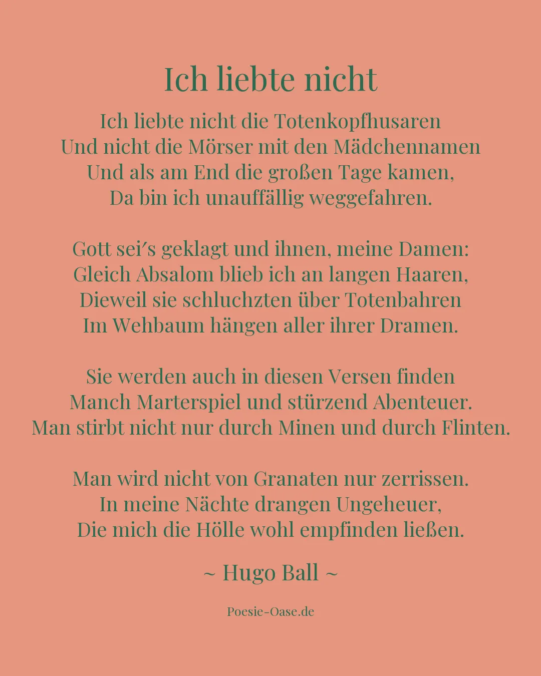 Illustration zu Ich liebte nicht