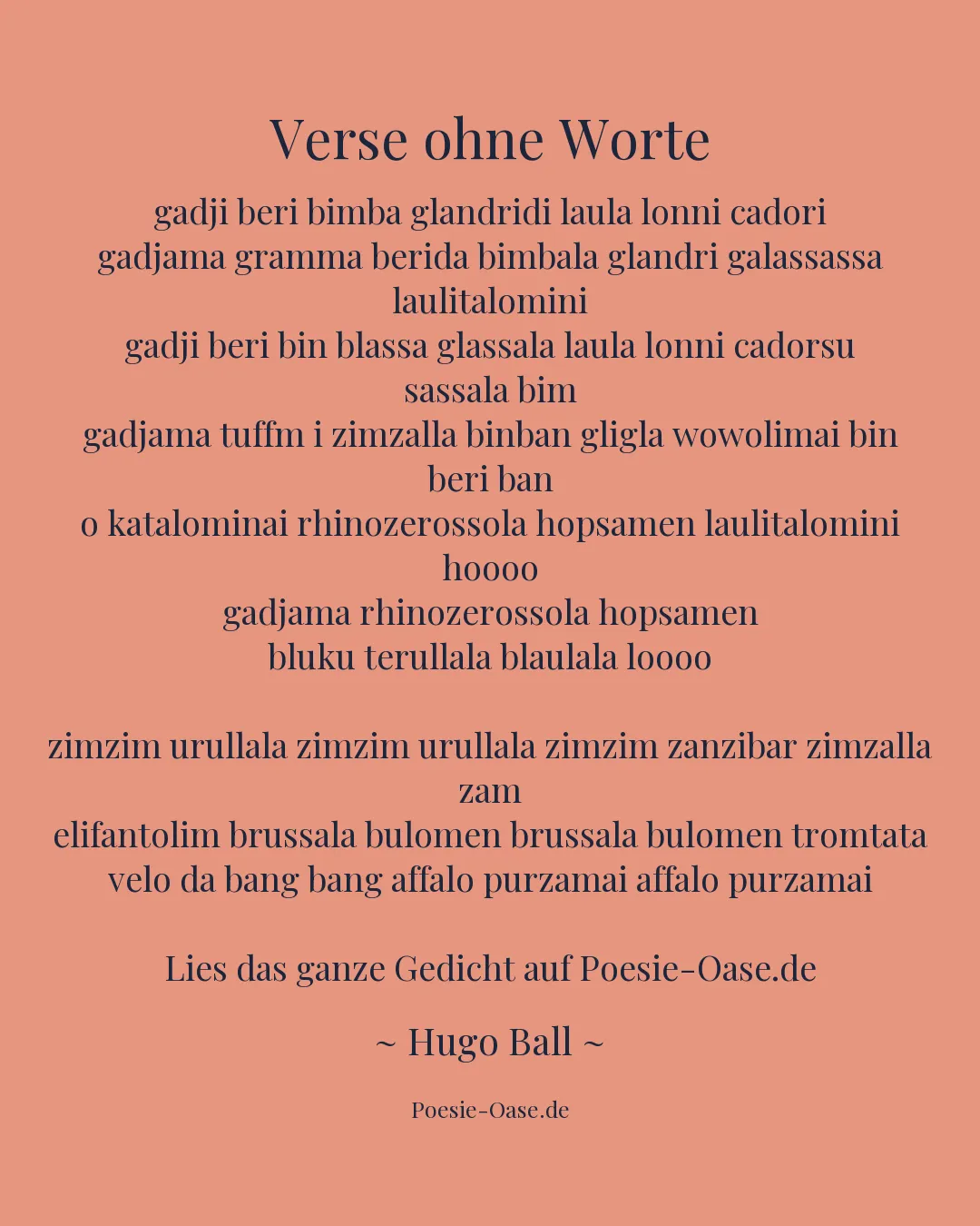 Illustration zu Verse ohne Worte