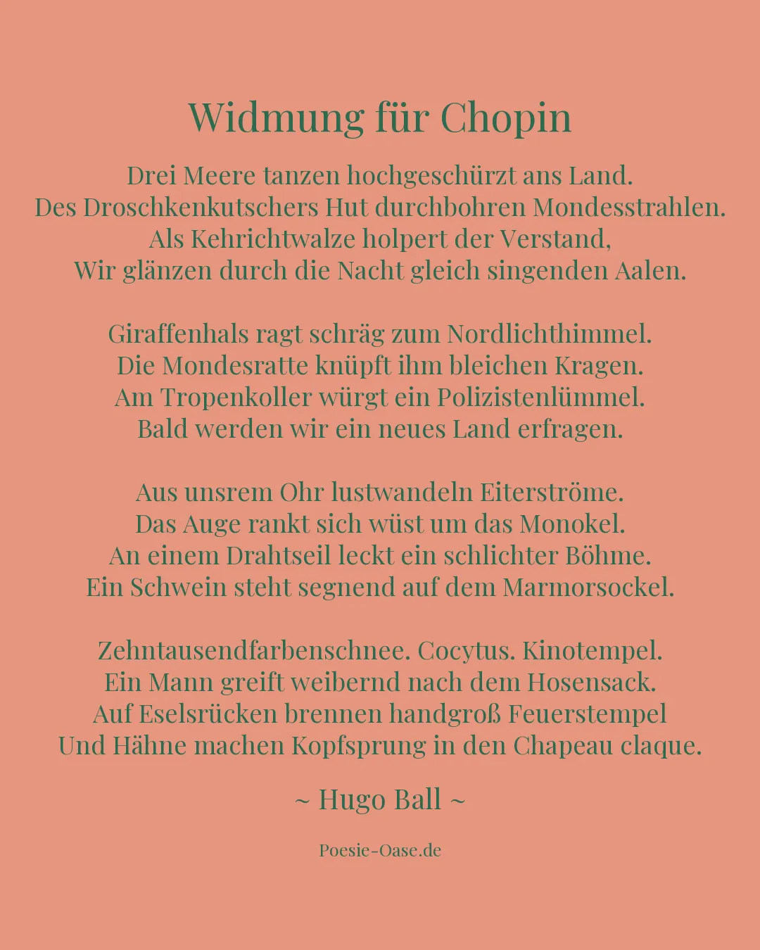 Illustration zu Widmung für Chopin