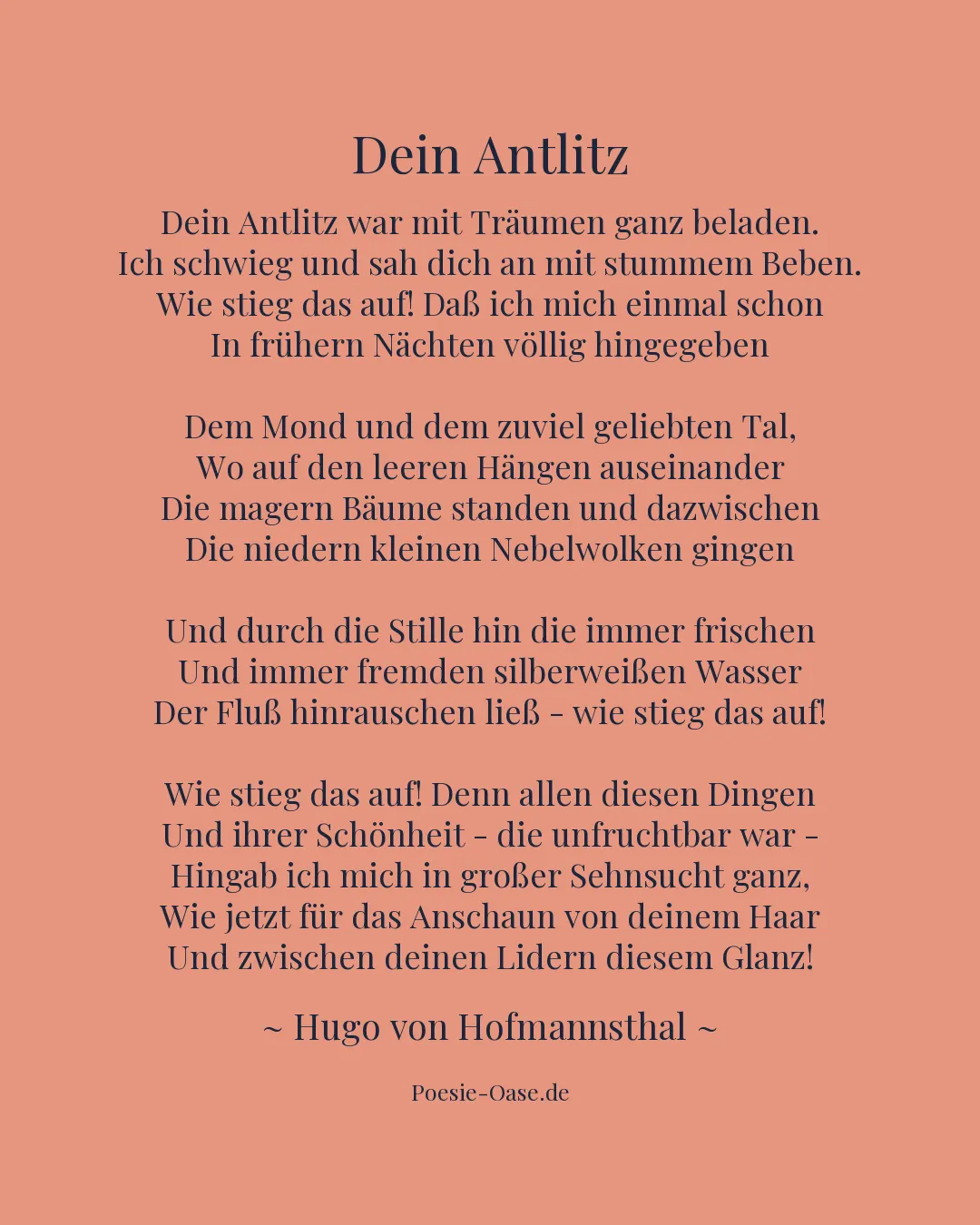 Illustration zu Dein Antlitz