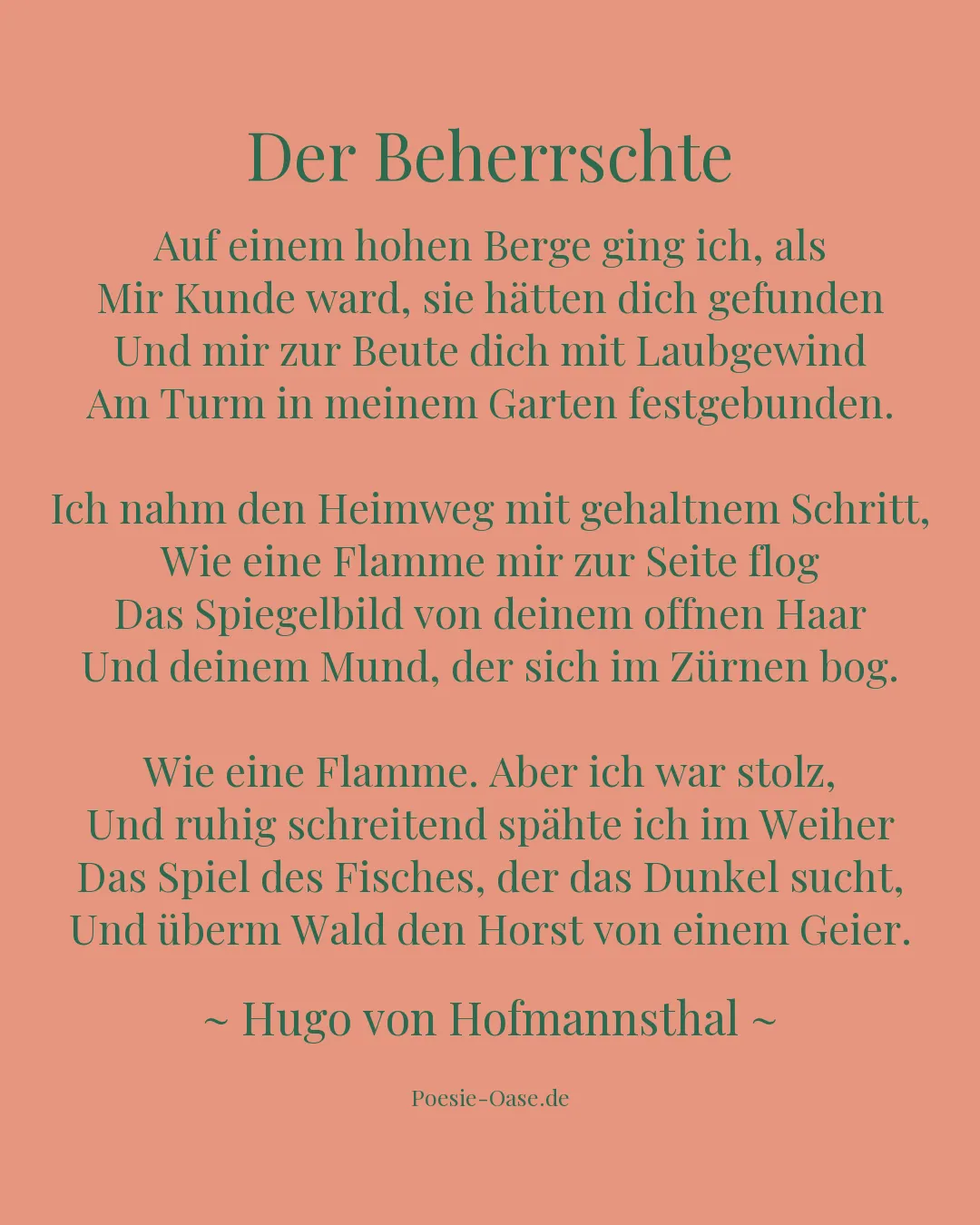 Illustration zu Der Beherrschte