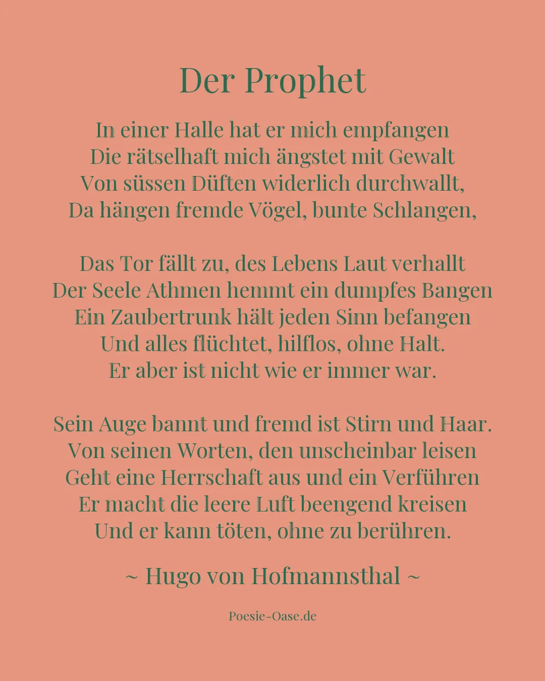 Illustration zu Der Prophet