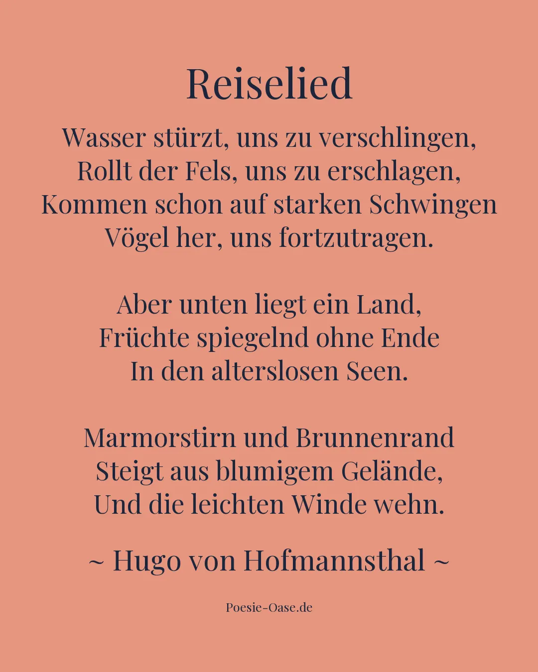 Illustration zu Reiselied