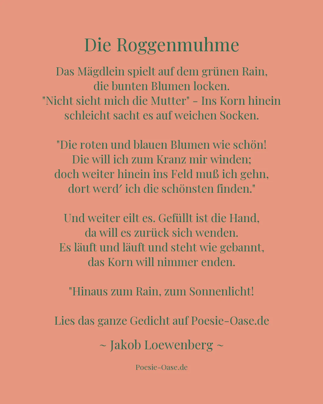 Illustration zu Die Roggenmuhme