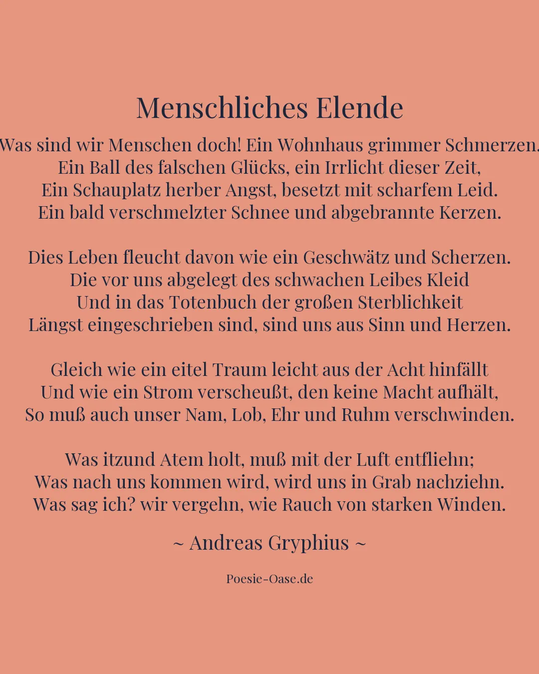 Illustration zu Menschliches Elende